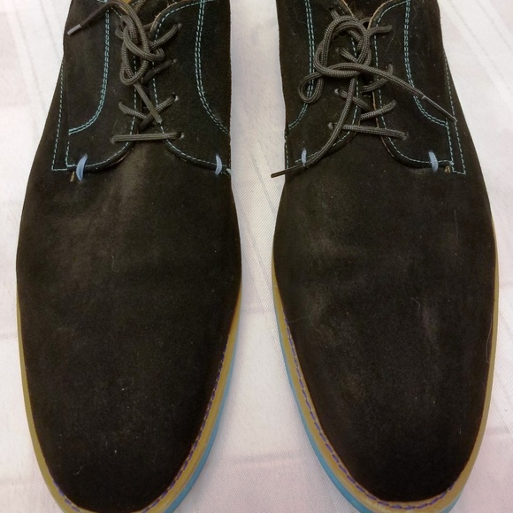 EUC. J D Fisk Black  Suede Shoes. Size 13 M - Picture 2 of 8